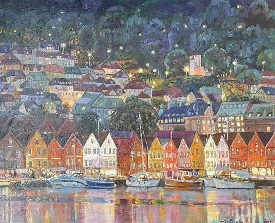 Summer night in Bergen