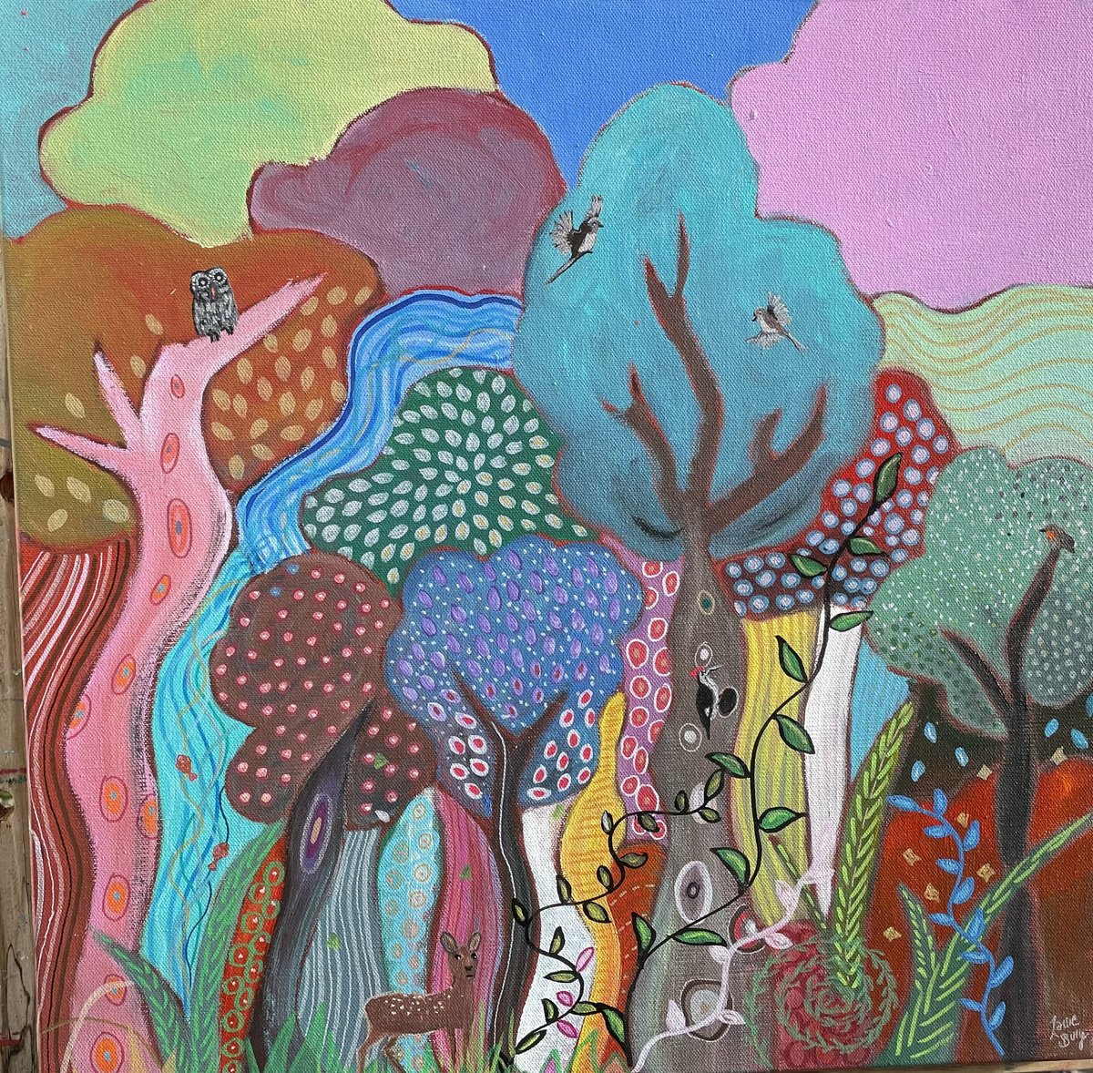 Magical Wonder By Laure Bury, 20 X 20, Artwork For Sale On Artfinder