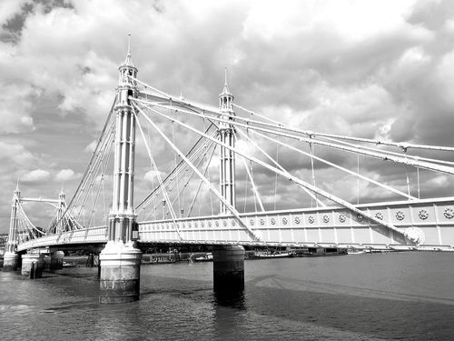 Albert Bridge, London by Alex Cassels