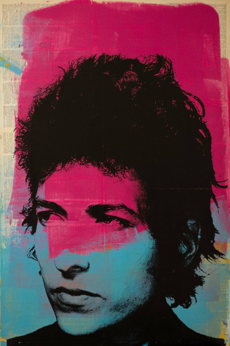 Bob Dylan I Painting by Dane Shue by Dane Shue
