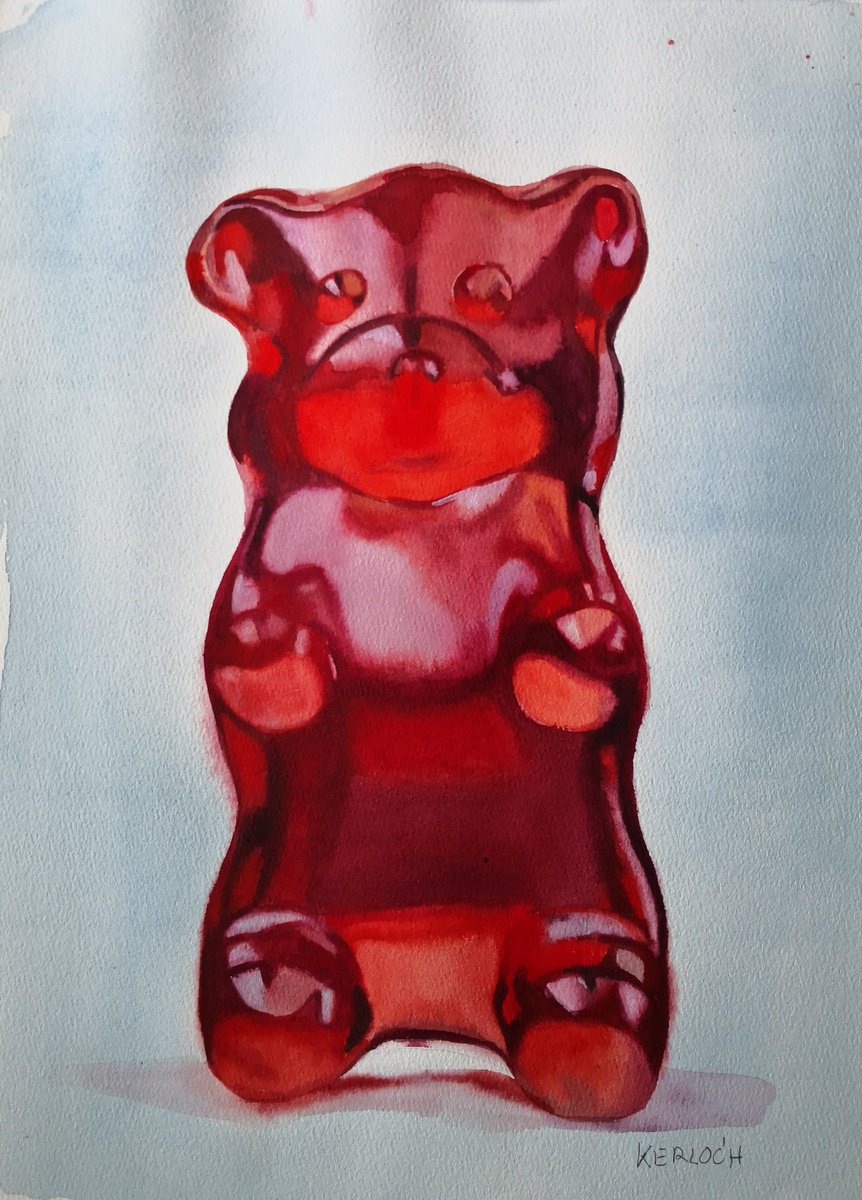 Red Gummy Bear by Anyck Alvarez Kerloch