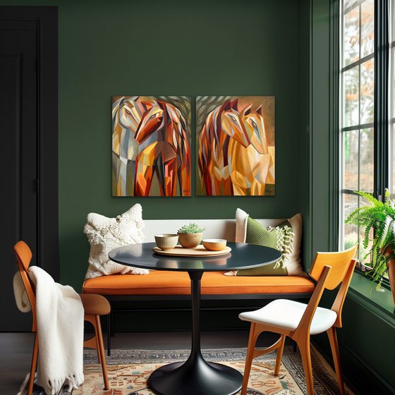 The Unbreakable Connection of Two Horses