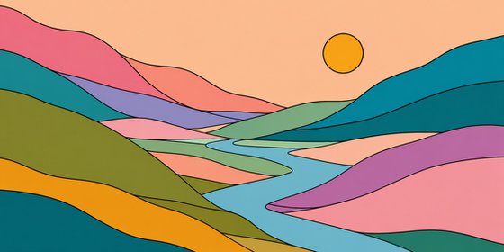 Flowing Landscape #32