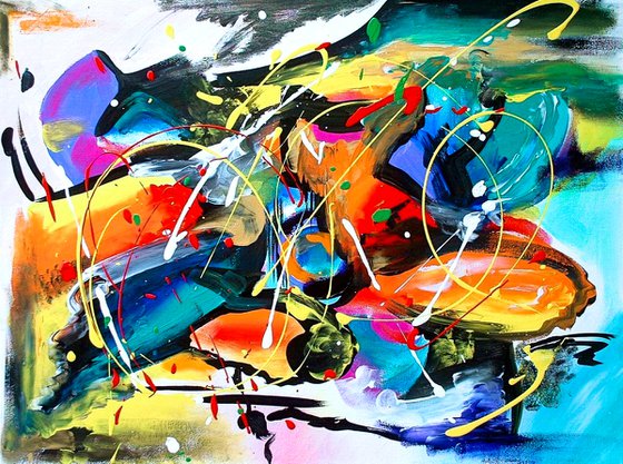 Breakthrough - giclee from stunning original acrylic - on art paper