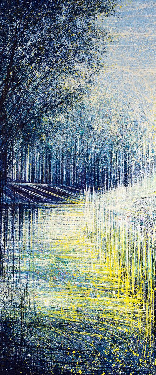 River In Evening Light by Marc Todd