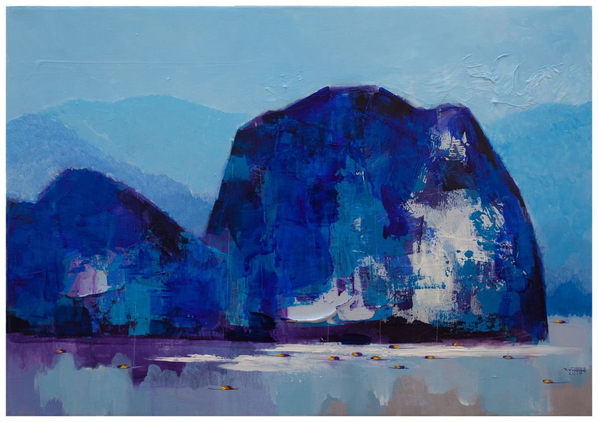 Blue mountain no.2 by The Khanh Bui