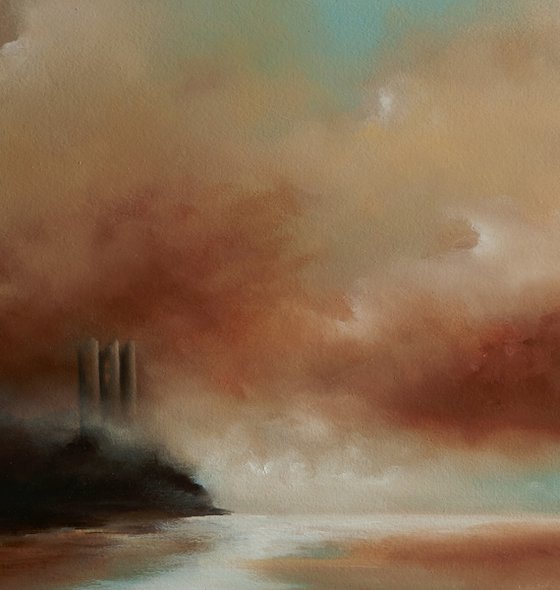 Keiss Castle, Subtle Sunset, Scotland