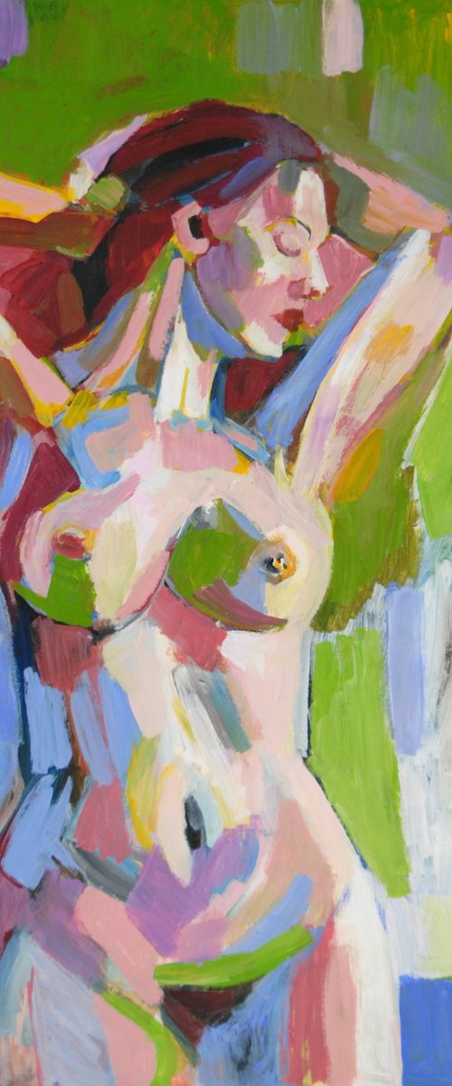 Nude / 70 x 56.7 cm by Alexandra Djokic