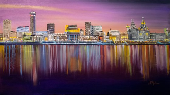 "AN EVENING IN LIVERPOOL". CITY LIGHTS