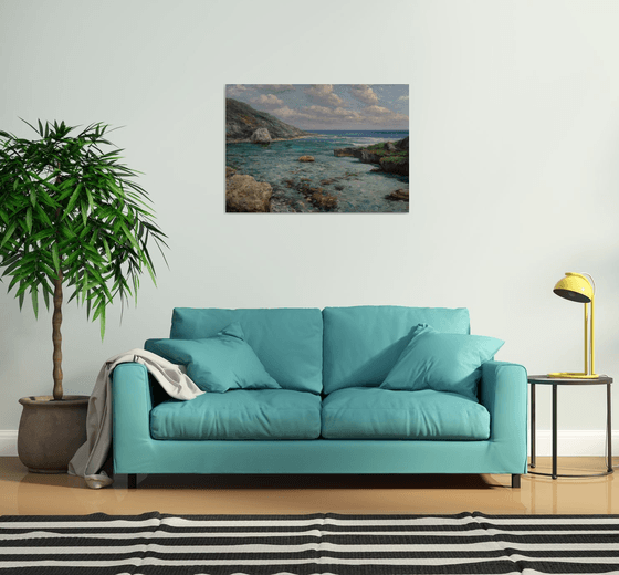 "Turquoise Depths"