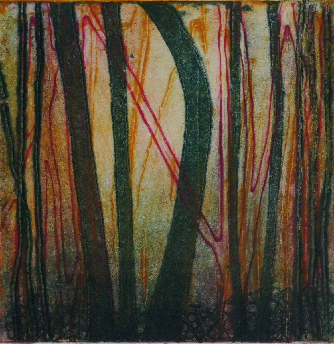 Expressive Limited Edition Print , Shinrin-Yoku By Sue Roe, 9 X 9, Artwork For Sale On Artfinder