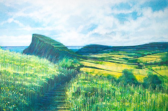 Peak Hill In Summer