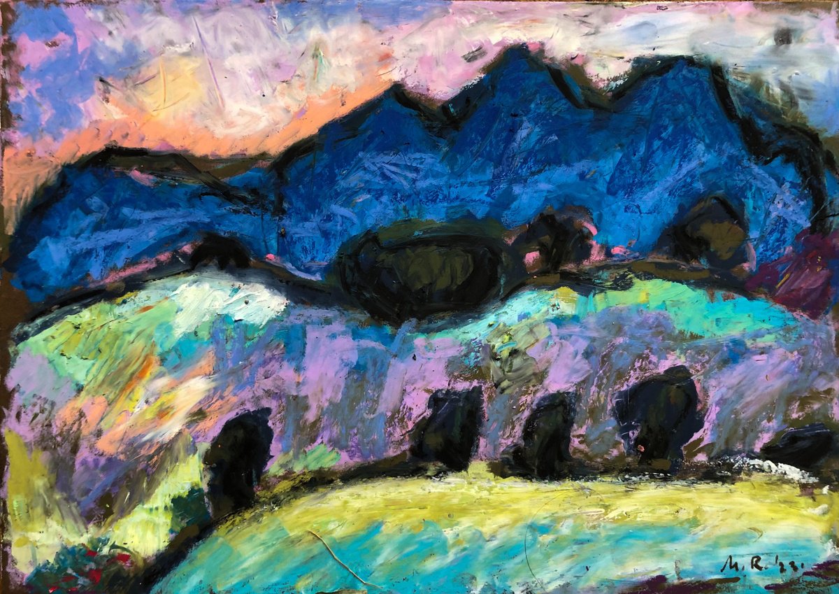 Purple Mountain by Milica Radovi?