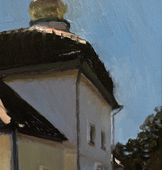 Church in the Sun Rays