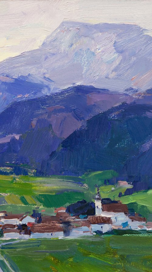 In the Alpine mountains by Aleksandr  Kryushyn