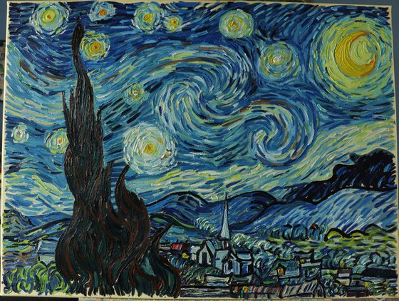 The Starry Night, Van Gogh hommage