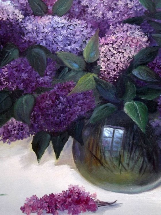 Vase of Lilacs