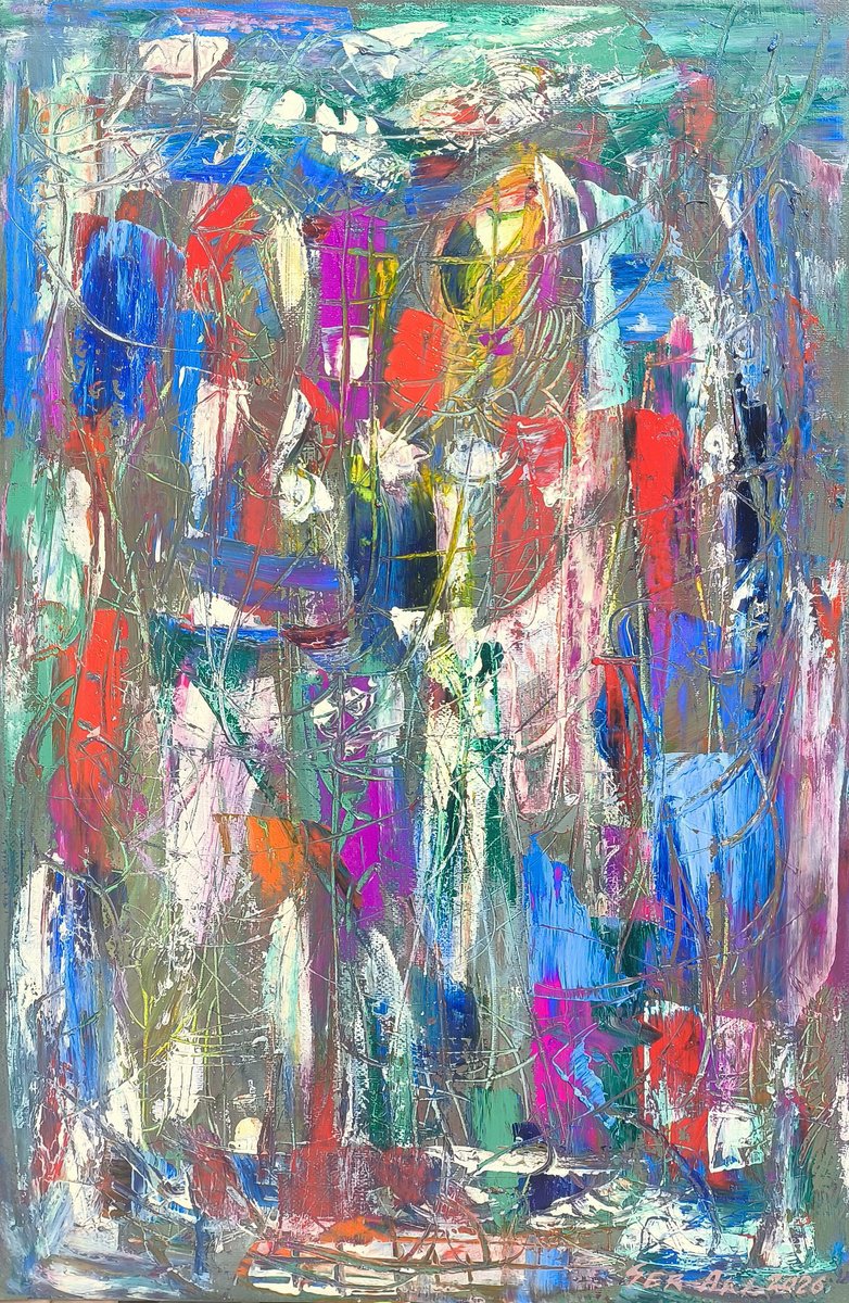 Chaos And Harmony By Seyran Gasparian, 12 X 20, Artwork For Sale On Artfinder