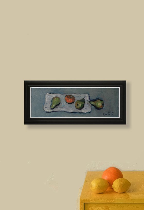 Still Life with Blue Checked Cloth
