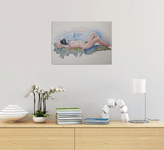 reclining female nude