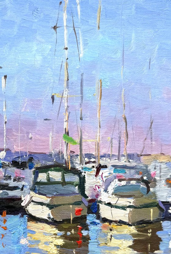 Yachts in the Harbor