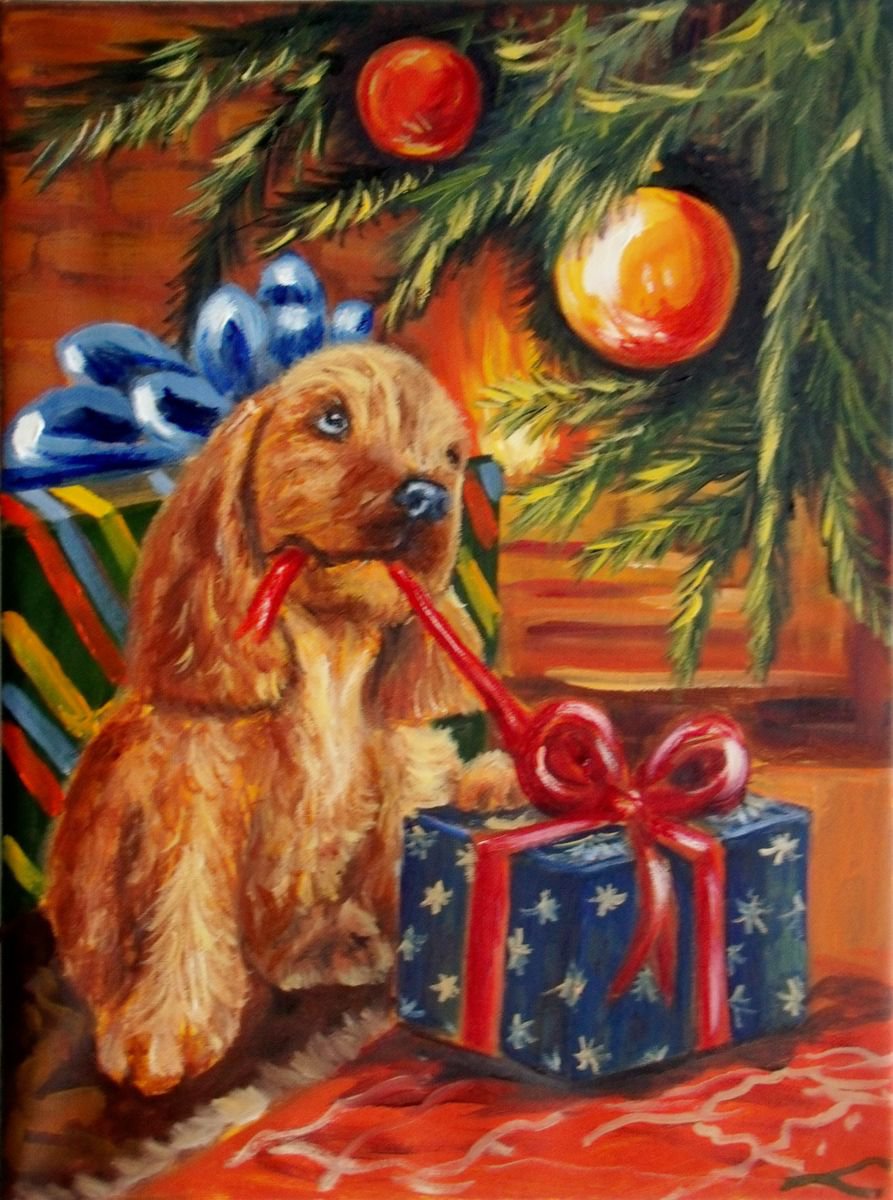 Christmas present by Elena Sokolova