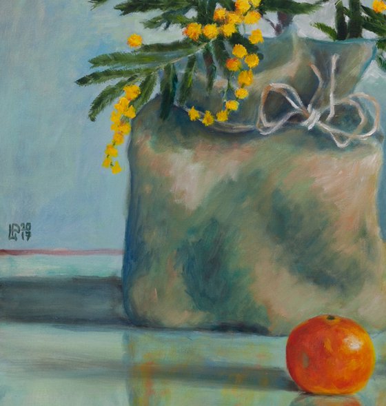 Still Life With Mimosa