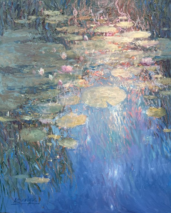 Water Lilies and Reflections