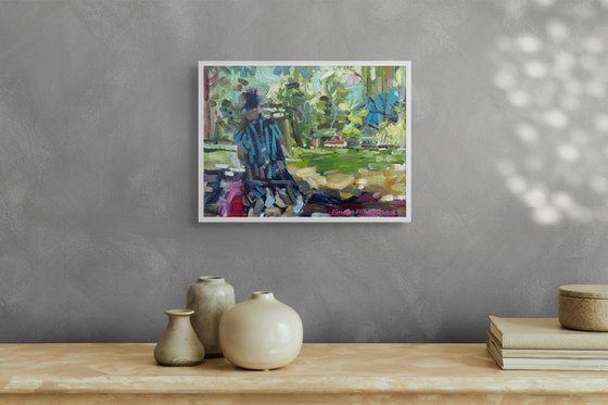 Painting with Isobel