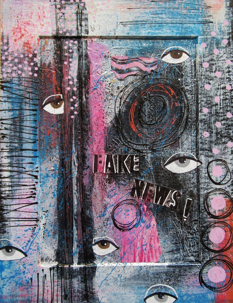 Fake News With Eyes by Bea Roberts