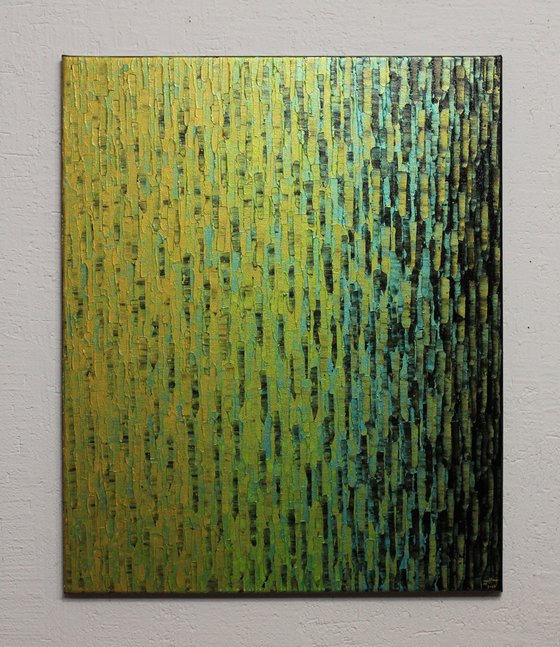 Gold-green-blue gradient