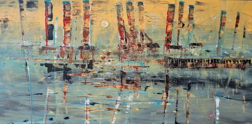 September. Harbour Impressions 15. by Kathrin Flöge