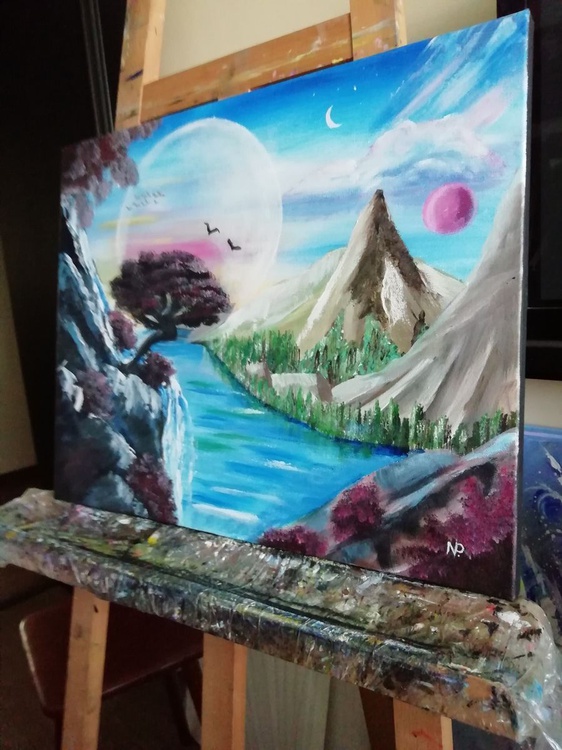 The Secrets Of Pandora Surreal Acrylic Painting Artfinder