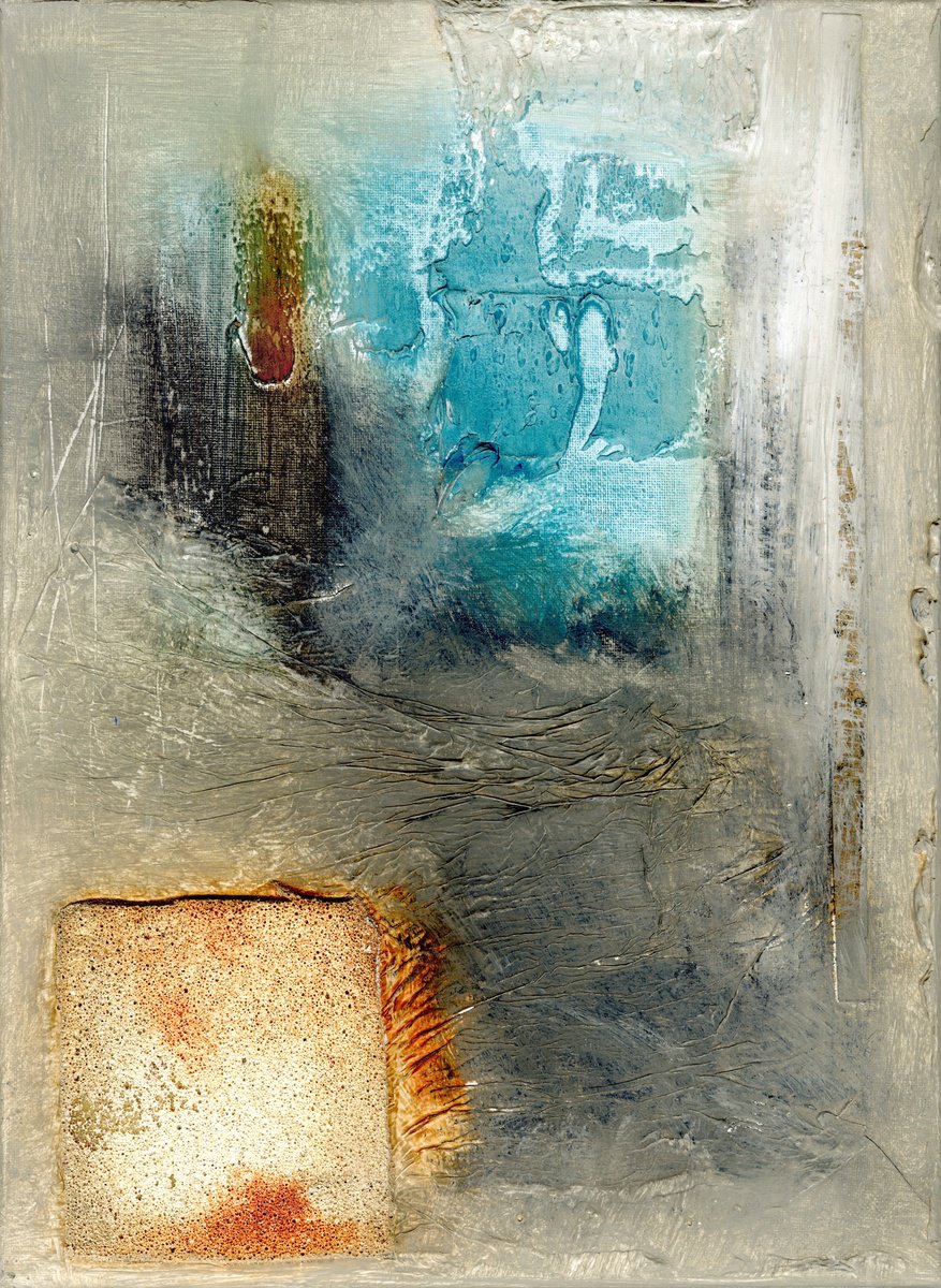 Abstract Painting By Kathy Morton Stanion, 12 X 16", Magical Incantations 13, Original Artwork