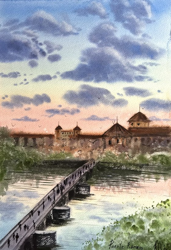 Cordoba bridge Spain Andalusia