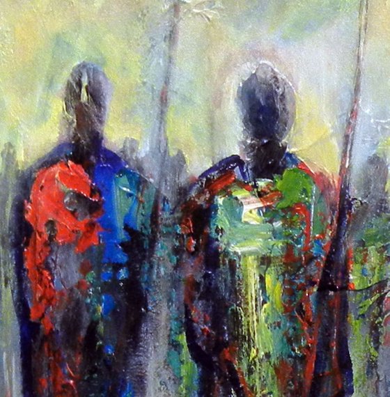 Masses - Maasai Warrior 60x48