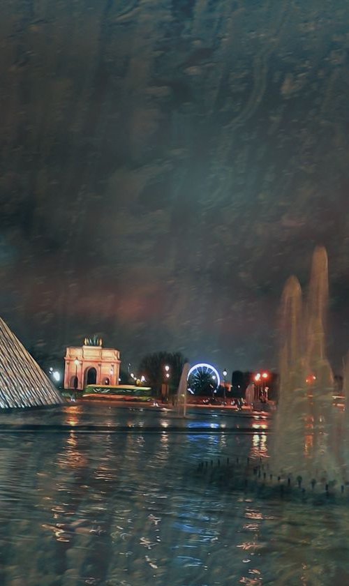 " Rainy Evening in Paris "  Limited Edition 2 / 25 by Dmitry Savchenko