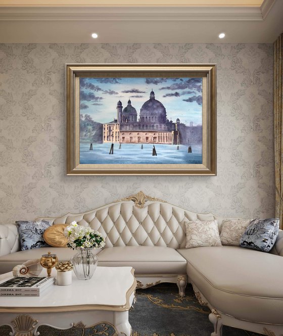 Warm Foggy Sunrise in Venice