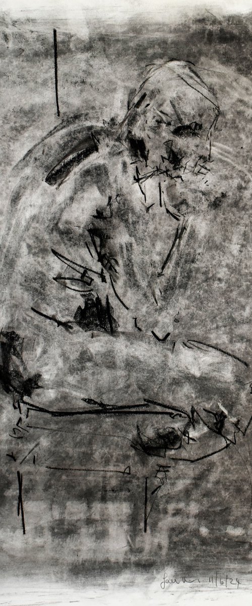 Male Nude Study -No 654 by Ian McKay
