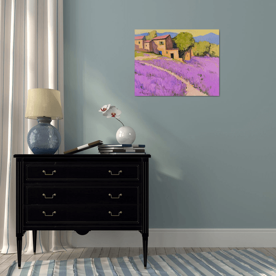 Lavender in French Villa