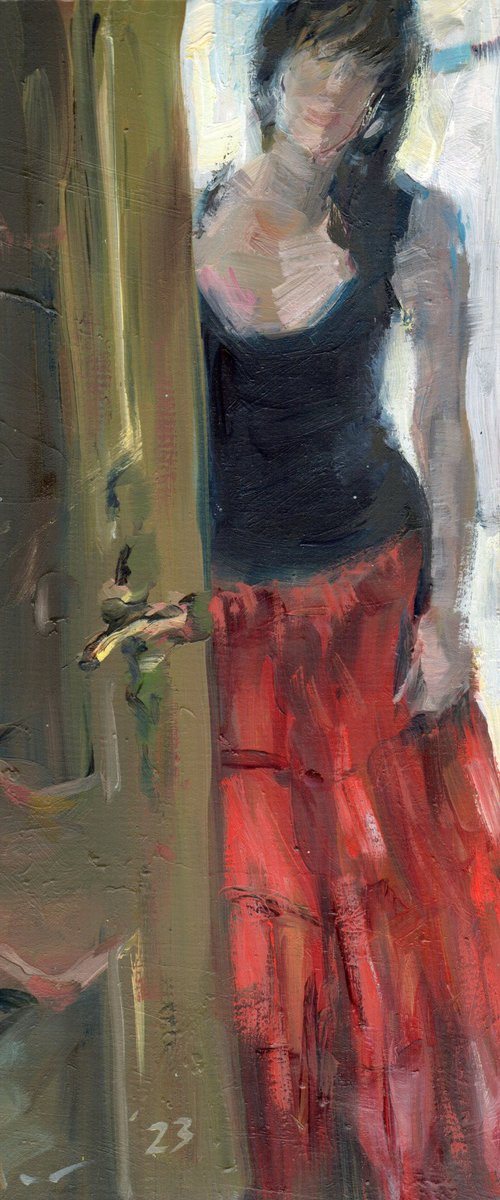 Red Dress by Gerry Miller
