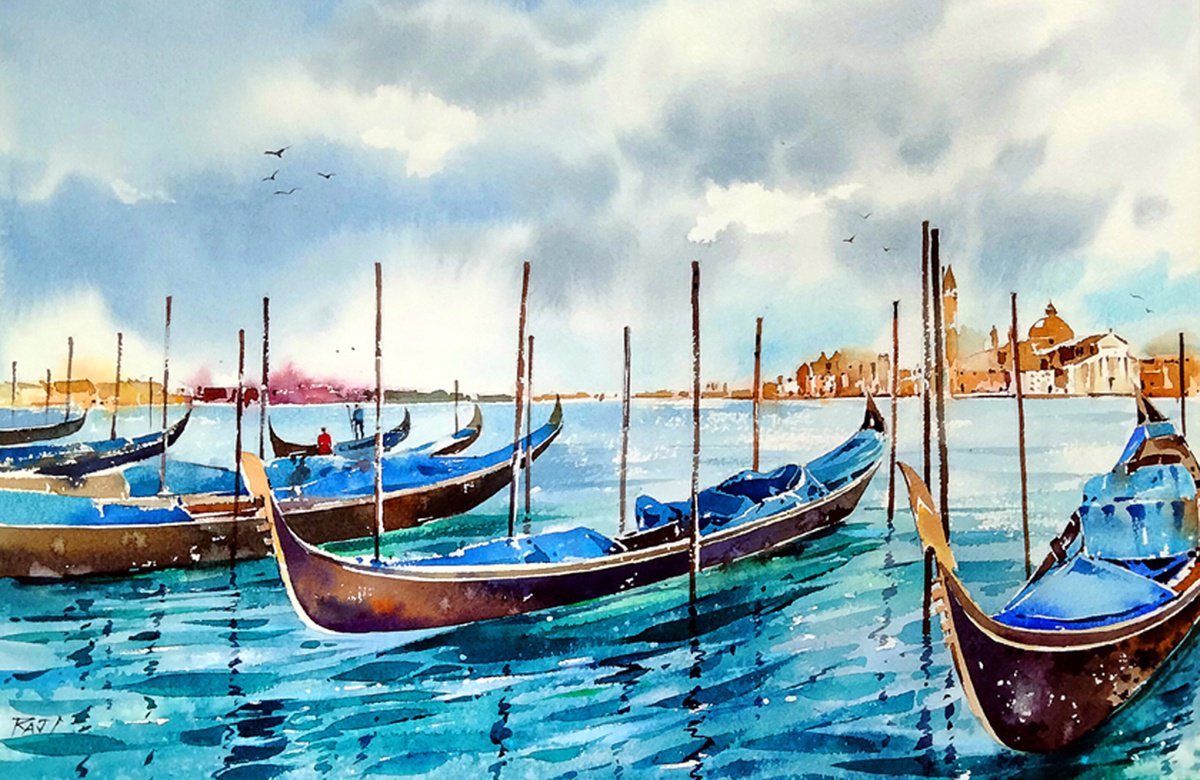 The gondolas by Raji Pavithran