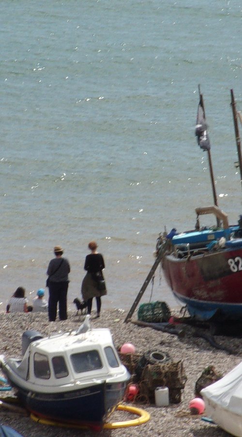 Fishing boats at Beer, Devon by Tim Saunders