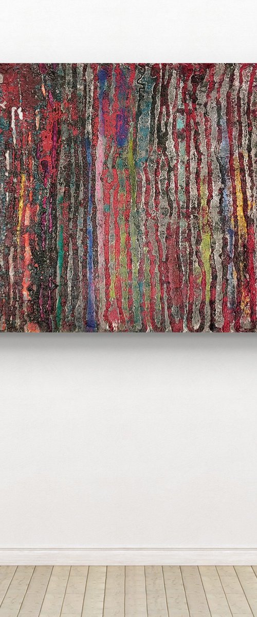 Visual Resonance of Colour Soundwaves/06 by Kristina Markauskaite