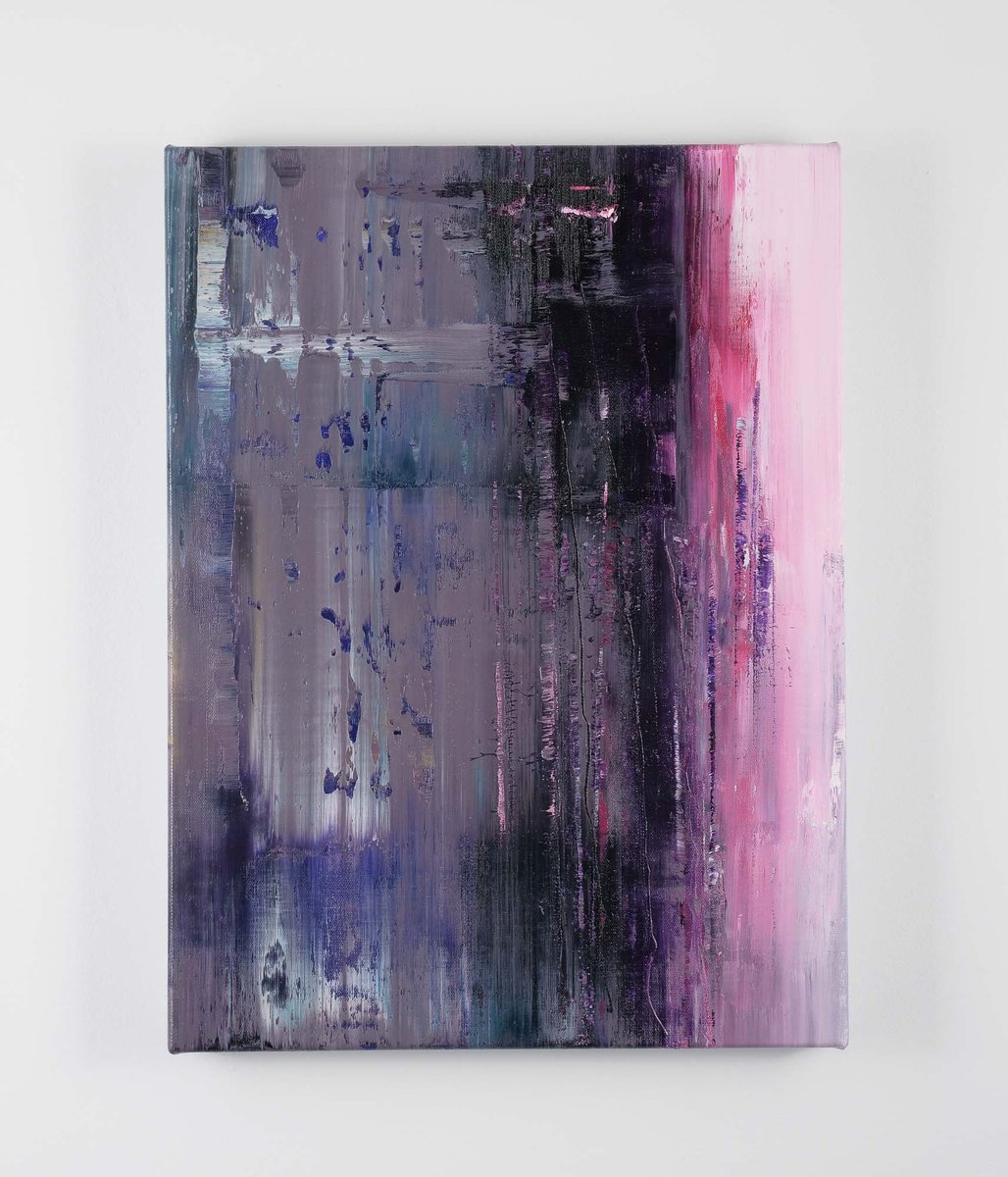 Organic Abstract Oil Painting By Vadim Shamanov, 15 X 20", Orfeo, Original Artwork