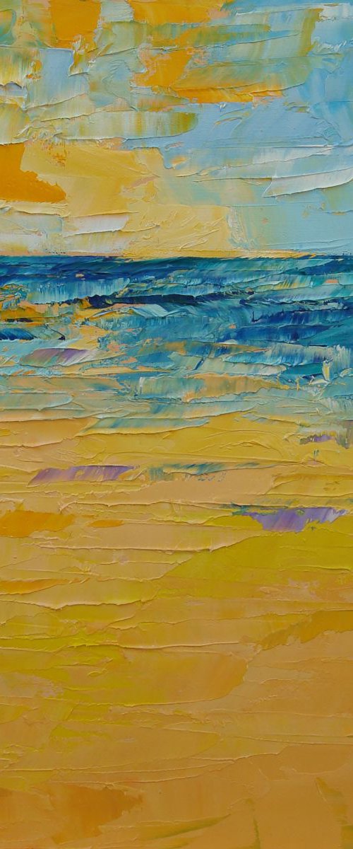 Orange Beach 1 (ref#:1225-19Q) by Saroja van der Stegen