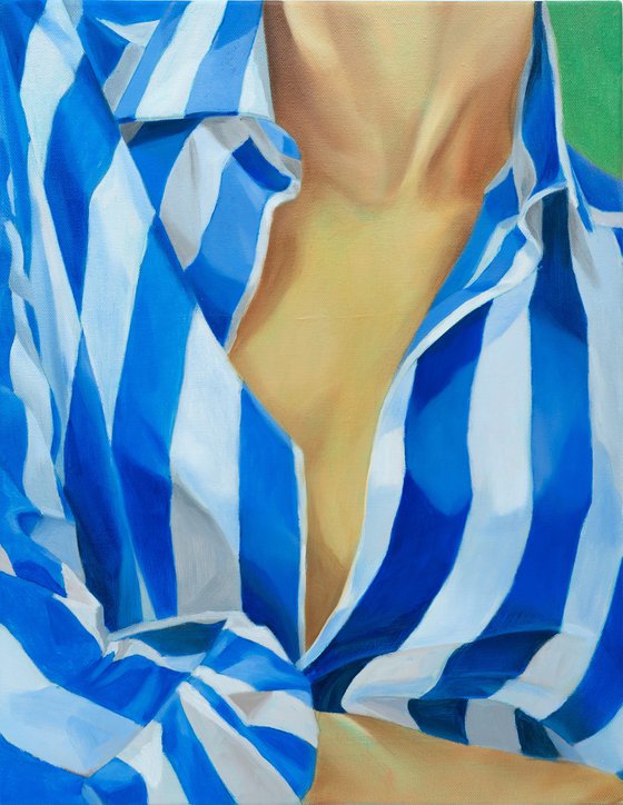 Blue Striped Shirt
