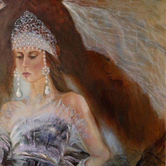 Swan. From the series Pushkin's Tales
