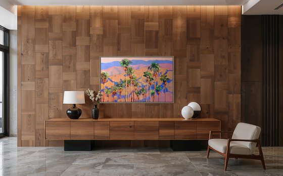 Palm Trees from Desert
