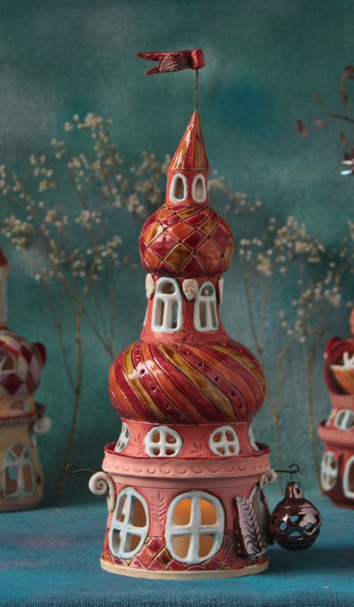 Fairy Tales House. (RED) by Elya Yalonetski